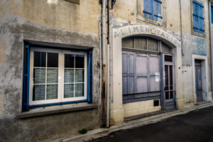 Small closed grocery store, Small closed grocery store,